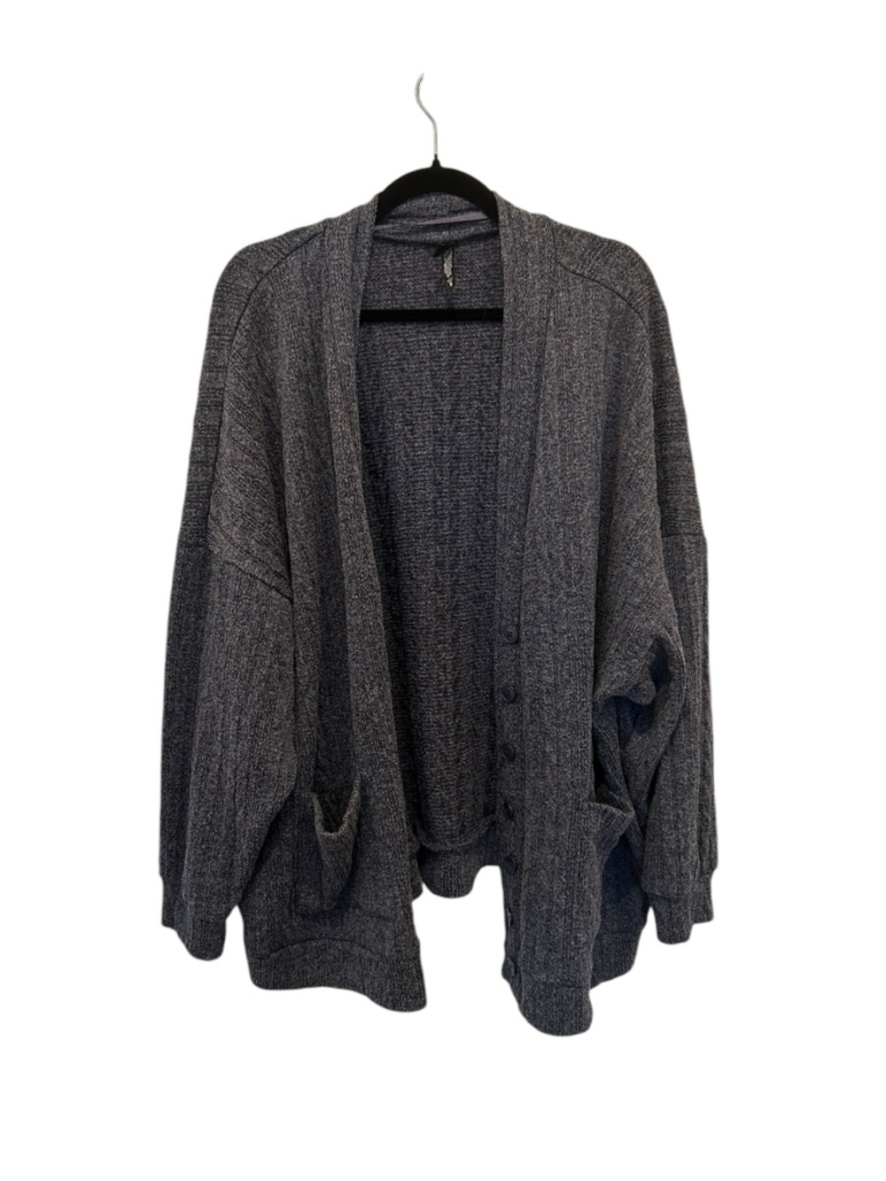 Torrid Size 5 Sleep Hacci Button Front Cardigan Blue Soft Lounge Plus Minimalist